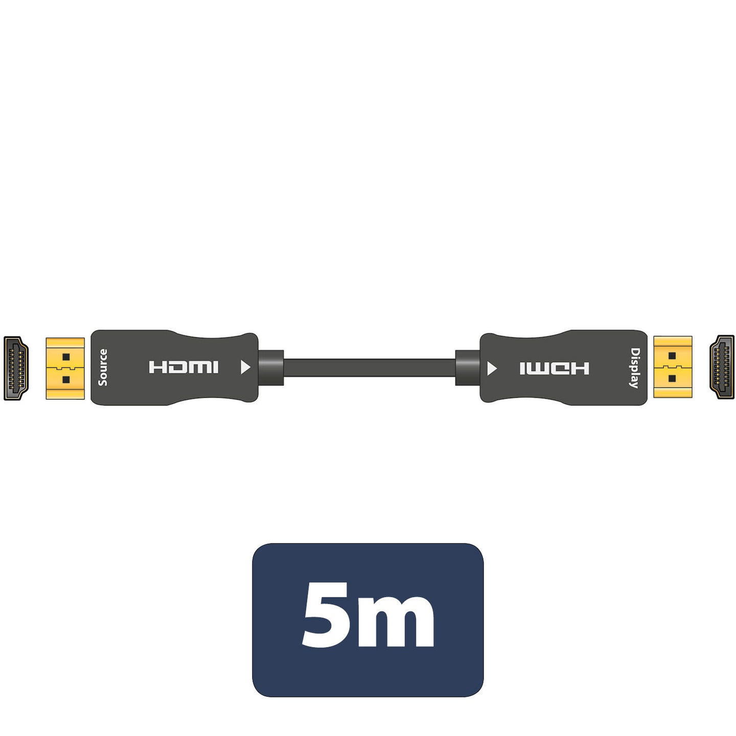 AV:Link 8K UHD Active Fibre Optic HDMI 2.0 Lead 5m - view 3