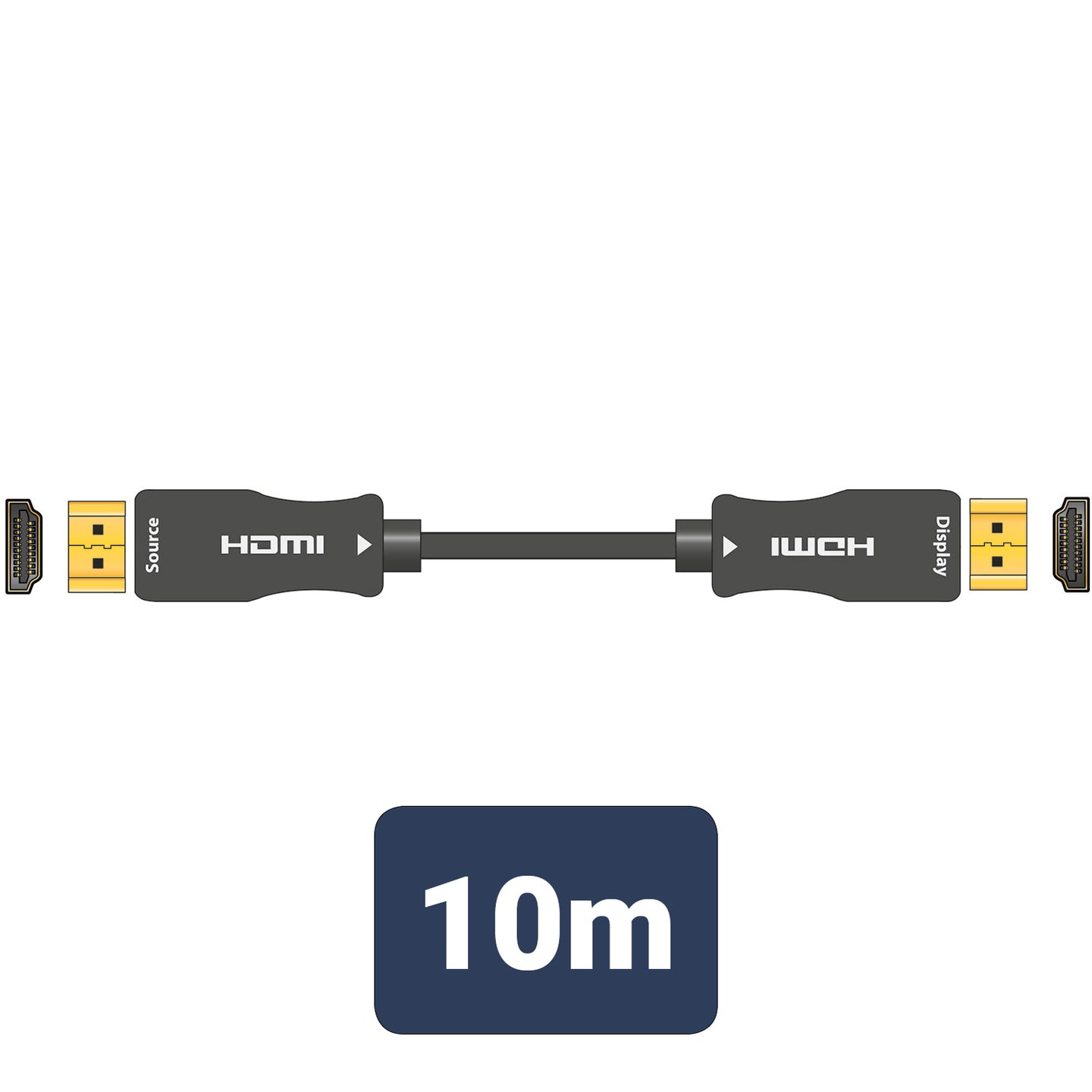 AV:Link 8K UHD Active Fibre Optic HDMI 2.0 Lead 10m - view 2