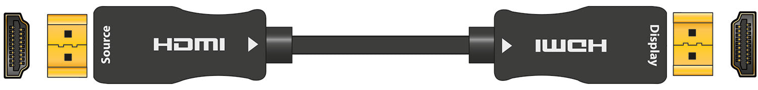 AV:Link 8K UHD Active Fibre Optic HDMI 2.0 Lead 10m - view 4