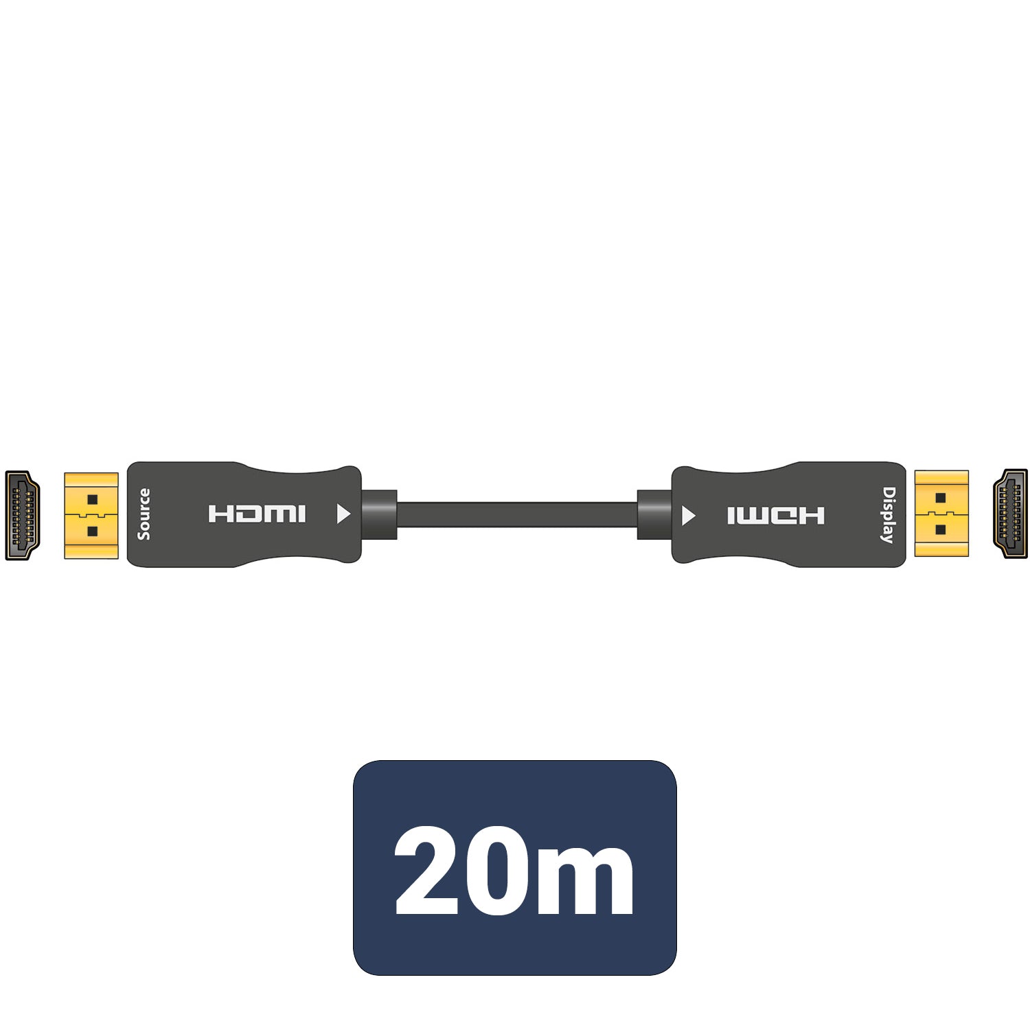 AV:Link 8K UHD Active Fibre Optic HDMI 2.0 Lead 20m - view 3