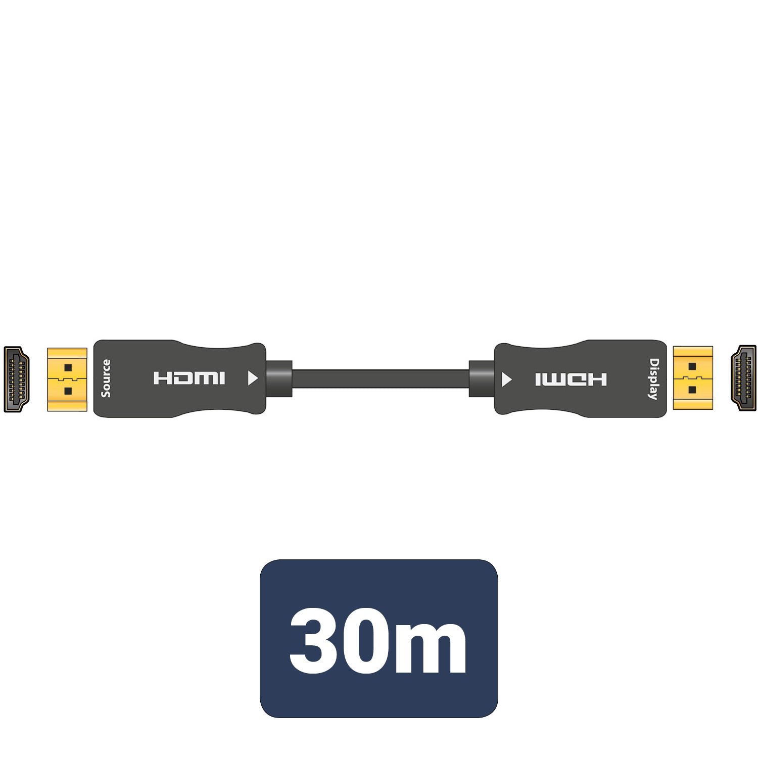 AV:Link 8K UHD Active Fibre Optic HDMI 2.0 Lead 30m - view 4