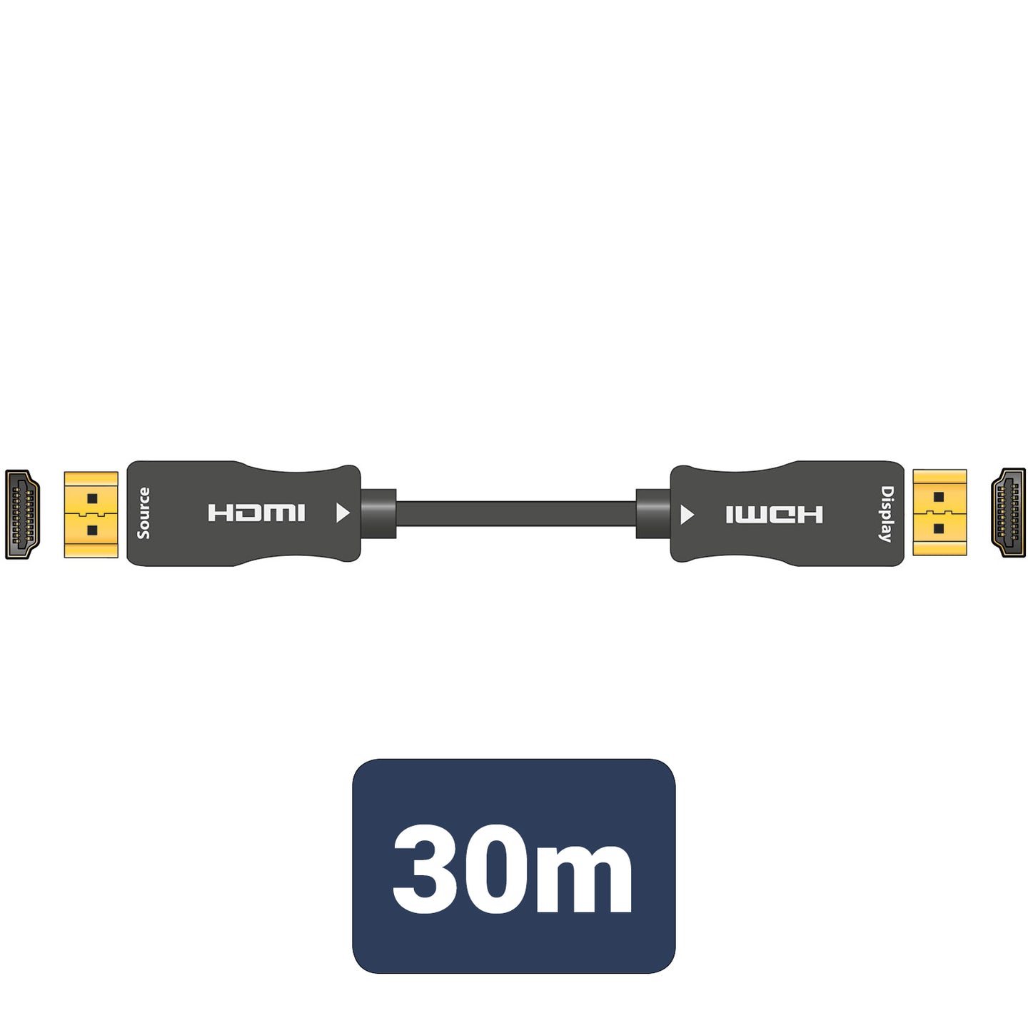 AV:Link 8K UHD Active Fibre Optic HDMI 2.0 Lead 30m - view 4