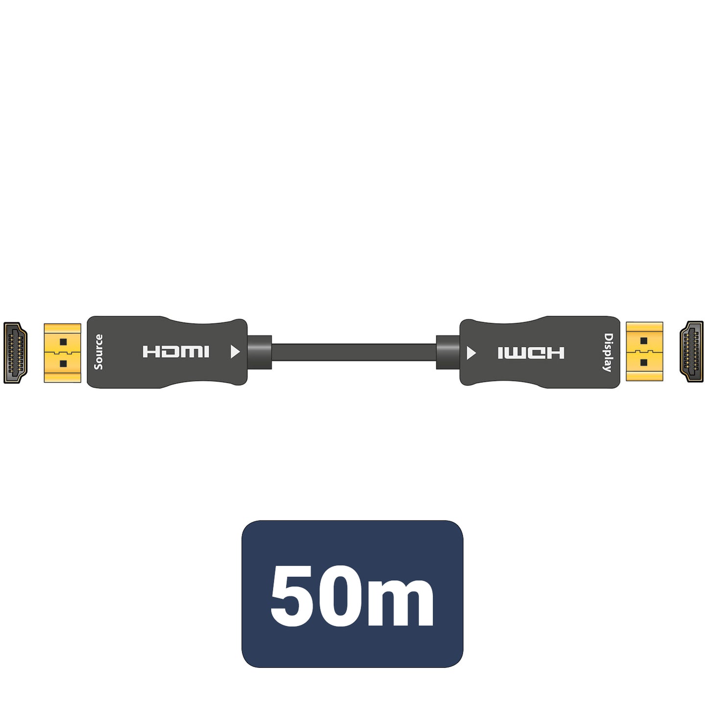 AV:Link 8K UHD Active Fibre Optic HDMI 2.0 Lead 50m - view 2