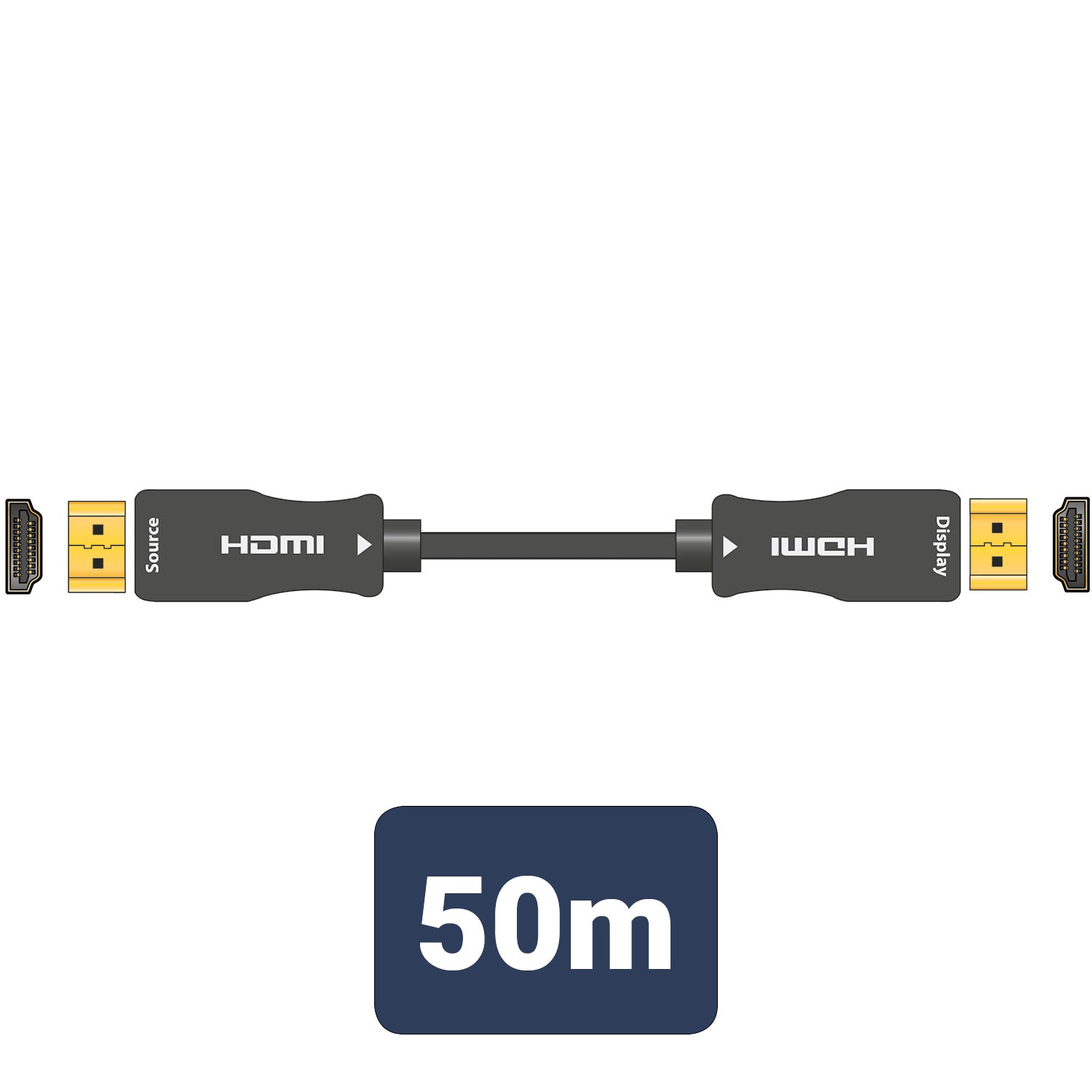 AV:Link 8K UHD Active Fibre Optic HDMI 2.0 Lead 50m - view 2