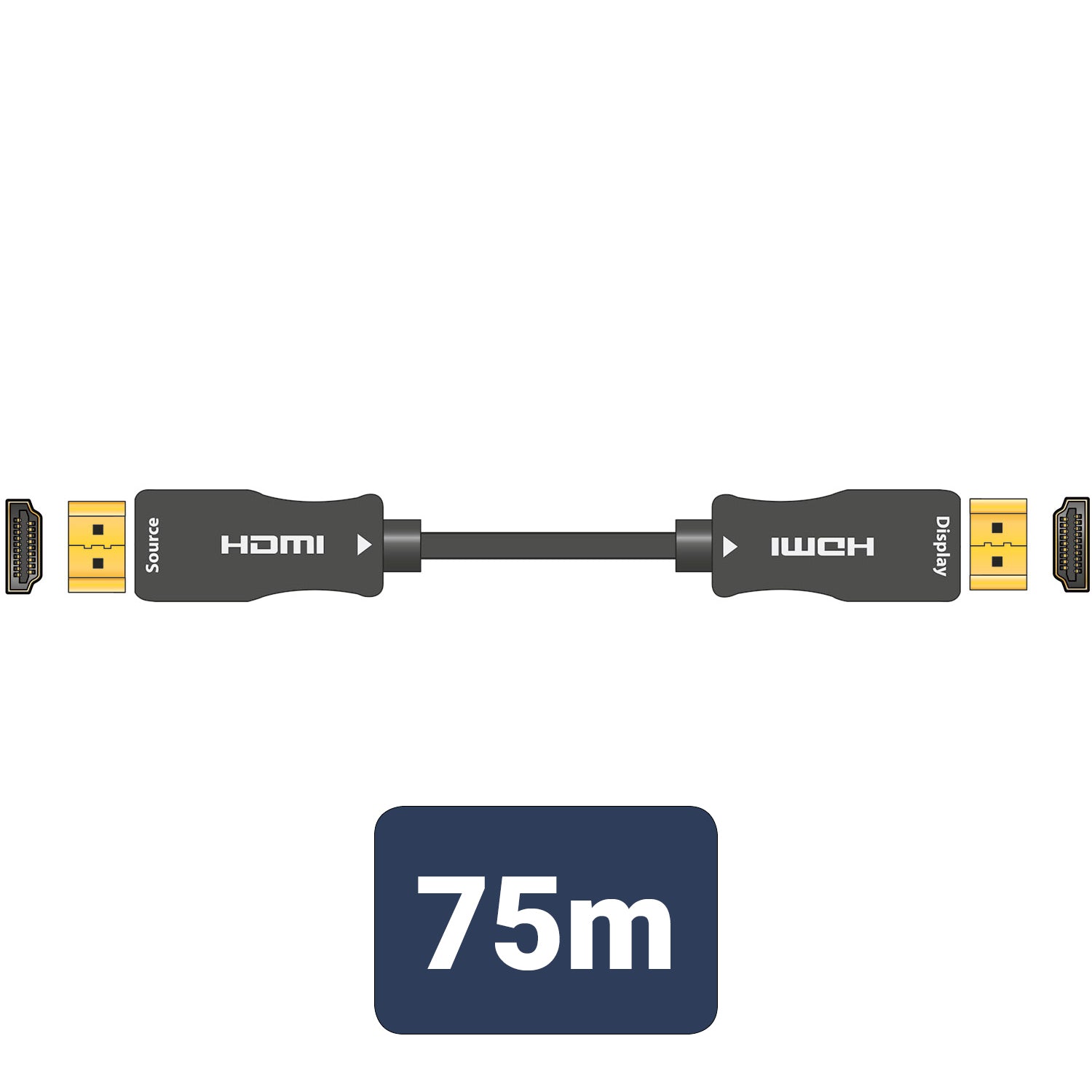 AV:Link 8K UHD Active Fibre Optic HDMI 2.0 Lead 75m - view 3