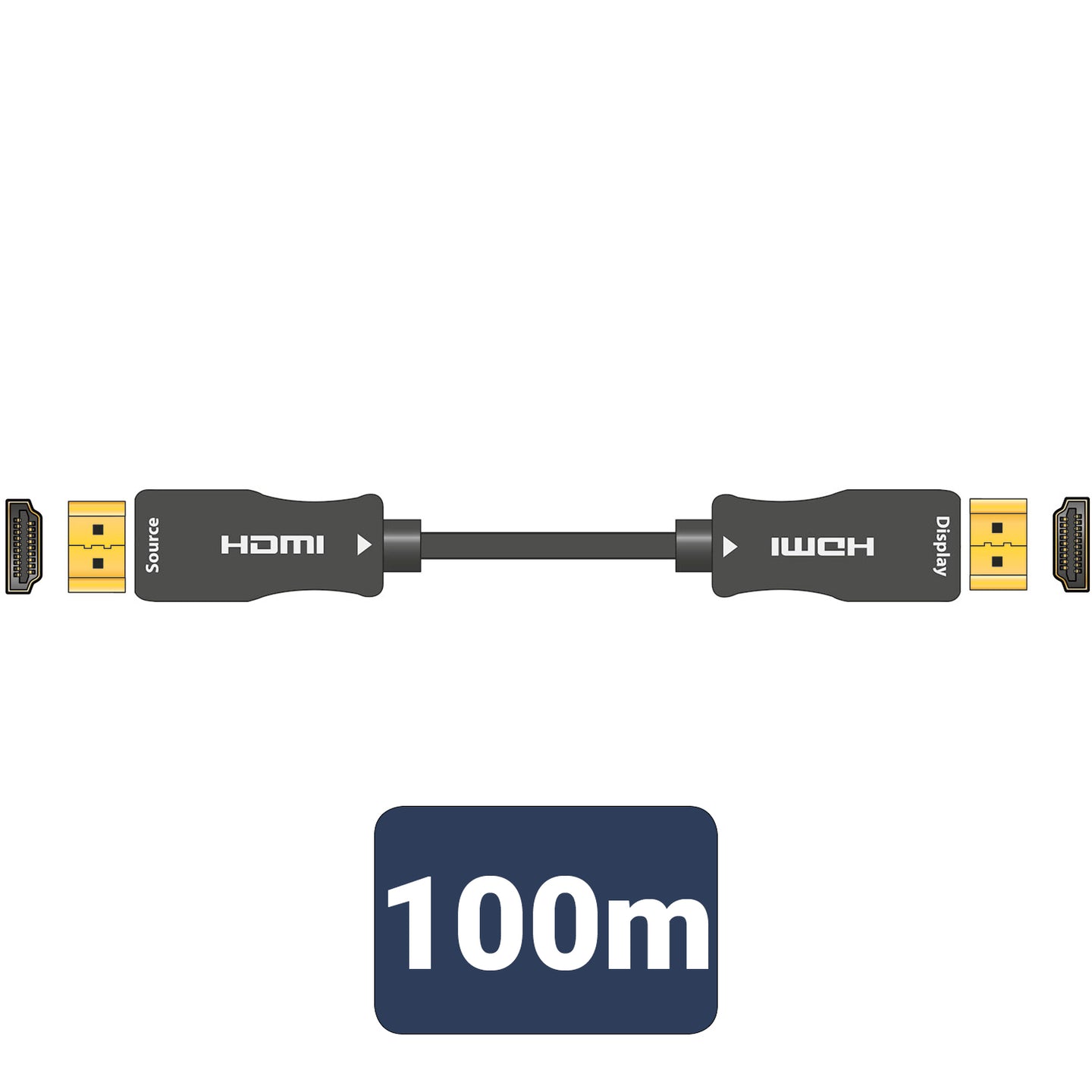 AV:Link 8K UHD Active Fibre Optic HDMI 2.0 Lead 100m - view 4