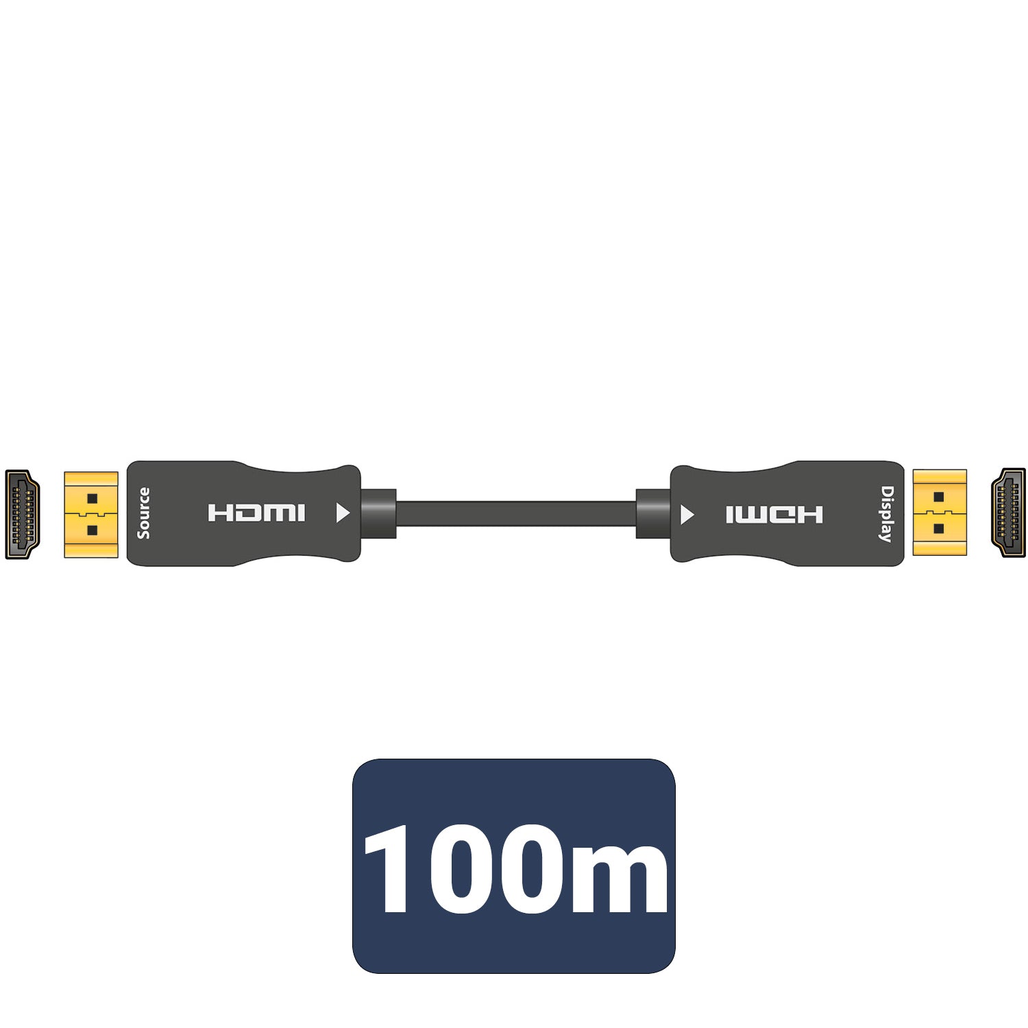 AV:Link 8K UHD Active Fibre Optic HDMI 2.0 Lead 100m - view 4