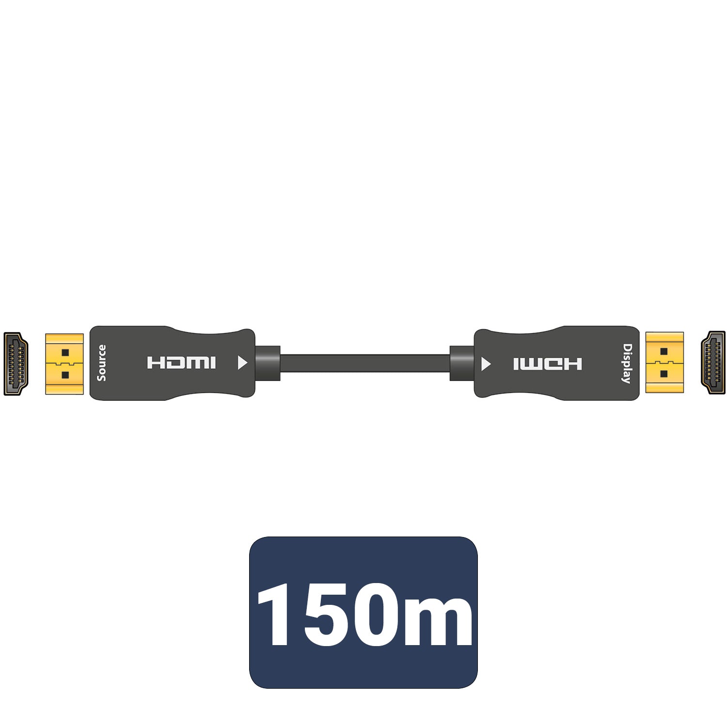 AV:Link 8K UHD Active Fibre Optic HDMI 2.0 Lead 150m - view 3