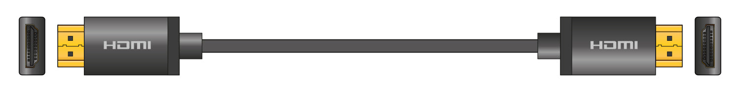 AV:Link 4K Colour Shell HDMI Lead 3.0m Black - view 2