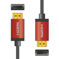 AV:Link 4K Colour Shell HDMI Lead 1.5m Red