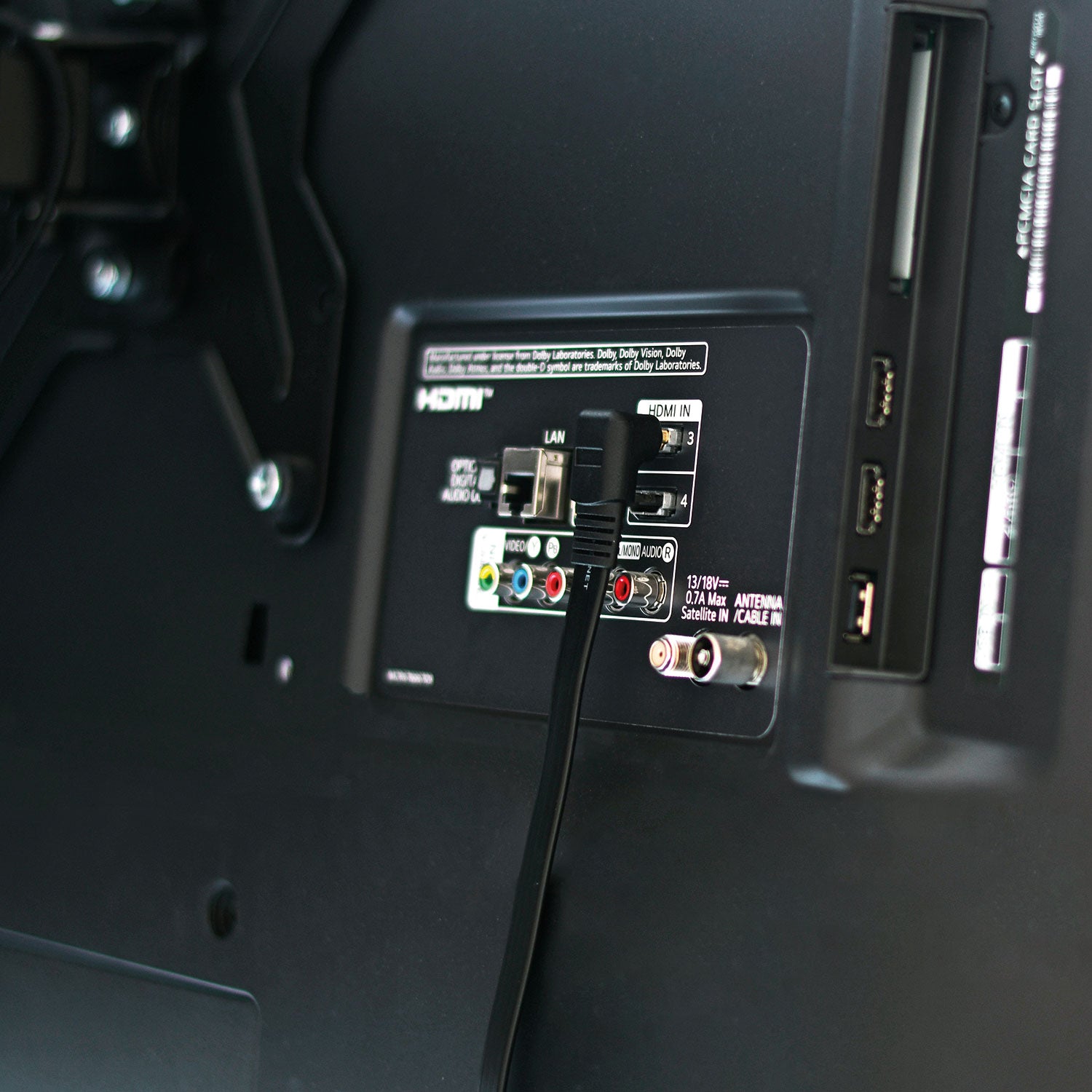 AV:Link 4K Flat R/A to Straight HDMI Lead 1m - view 3