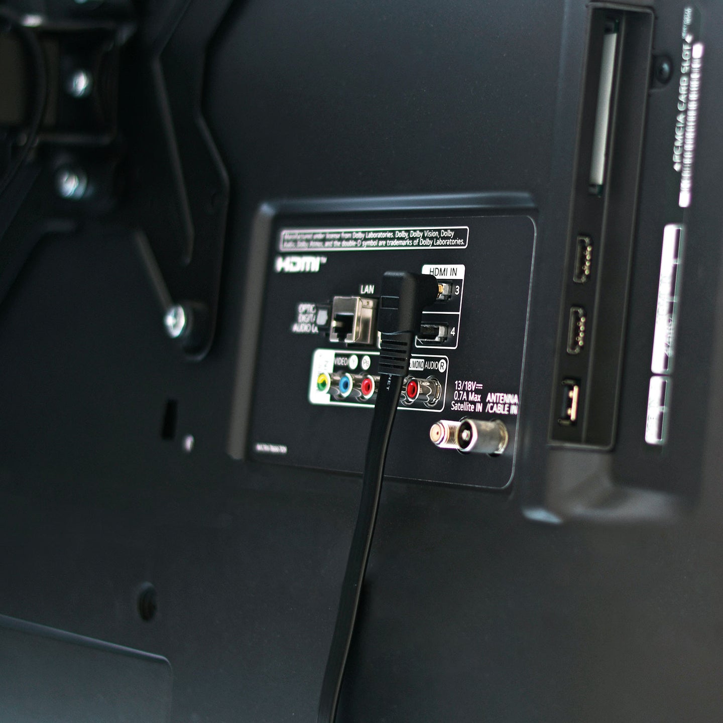 AV:Link 4K Flat R/A to Straight HDMI Lead 1m - view 3