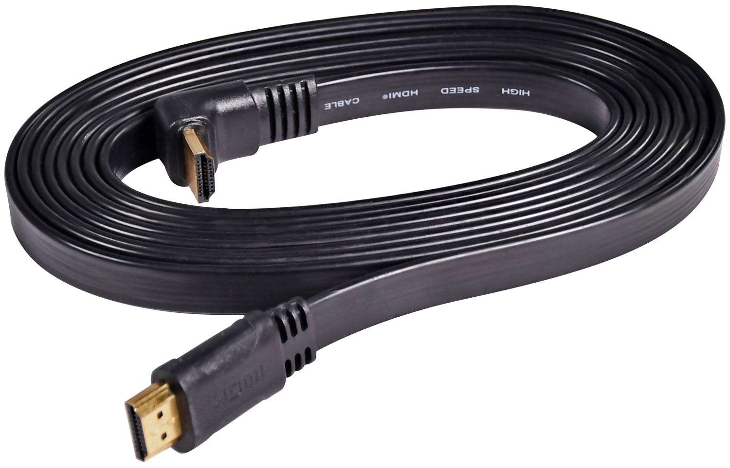 AV:Link 4K Flat R/A to Straight HDMI Lead 3m - view 3