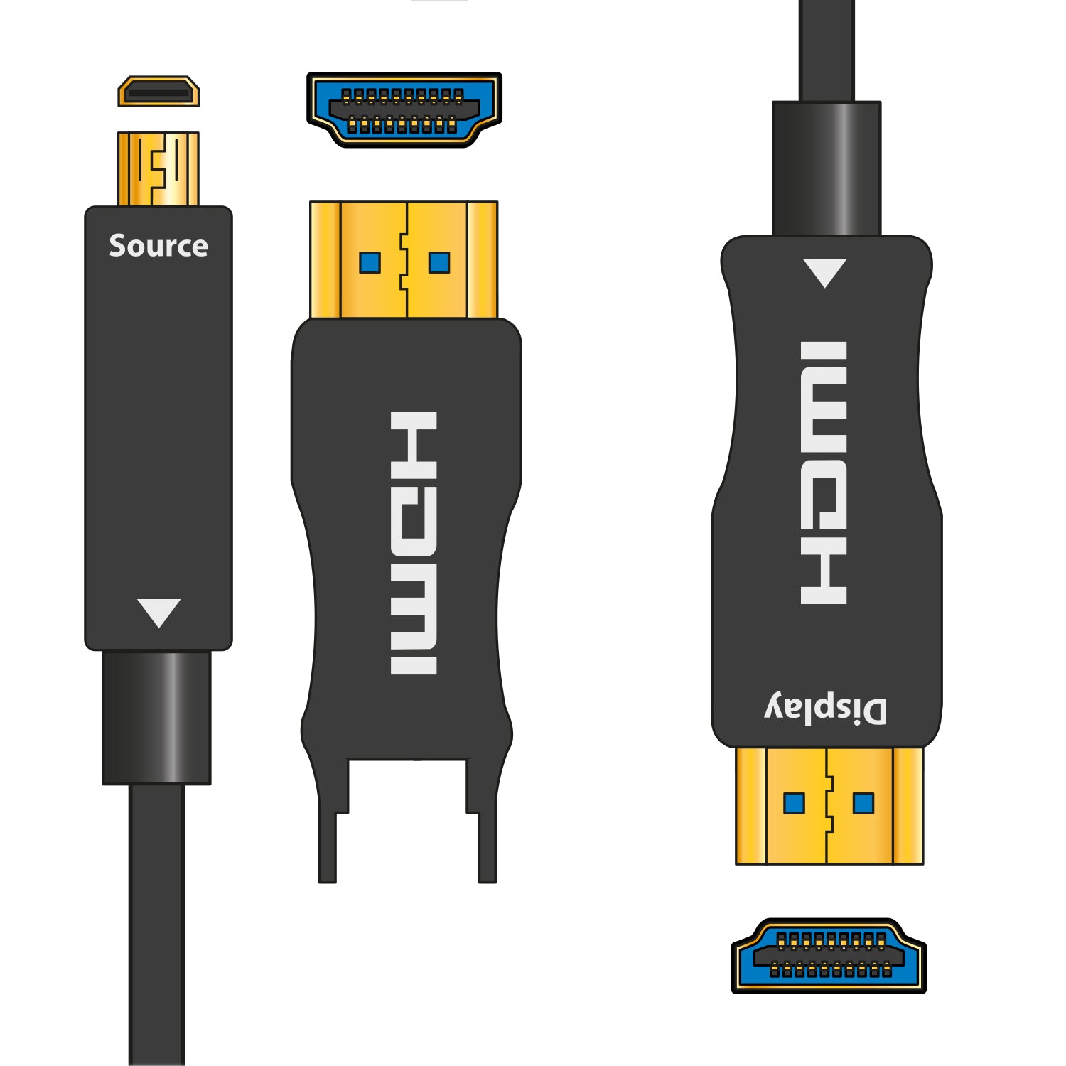 AV:Link 8K AOC HDMI Lead w/detachable head 20m
