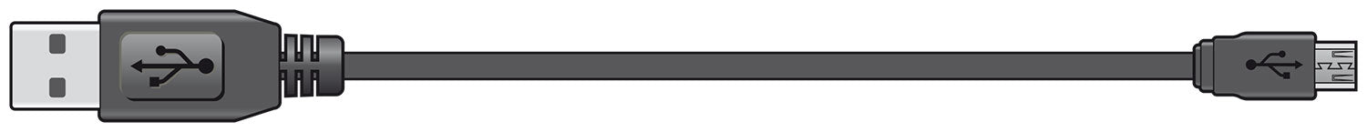 AV:Link USB 2.0 A plug to micro B plug lead 1.5m - view 2