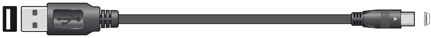 AV:Link USB 2.0 A plug to mini B 5pin plug lead 1.5m - view 3
