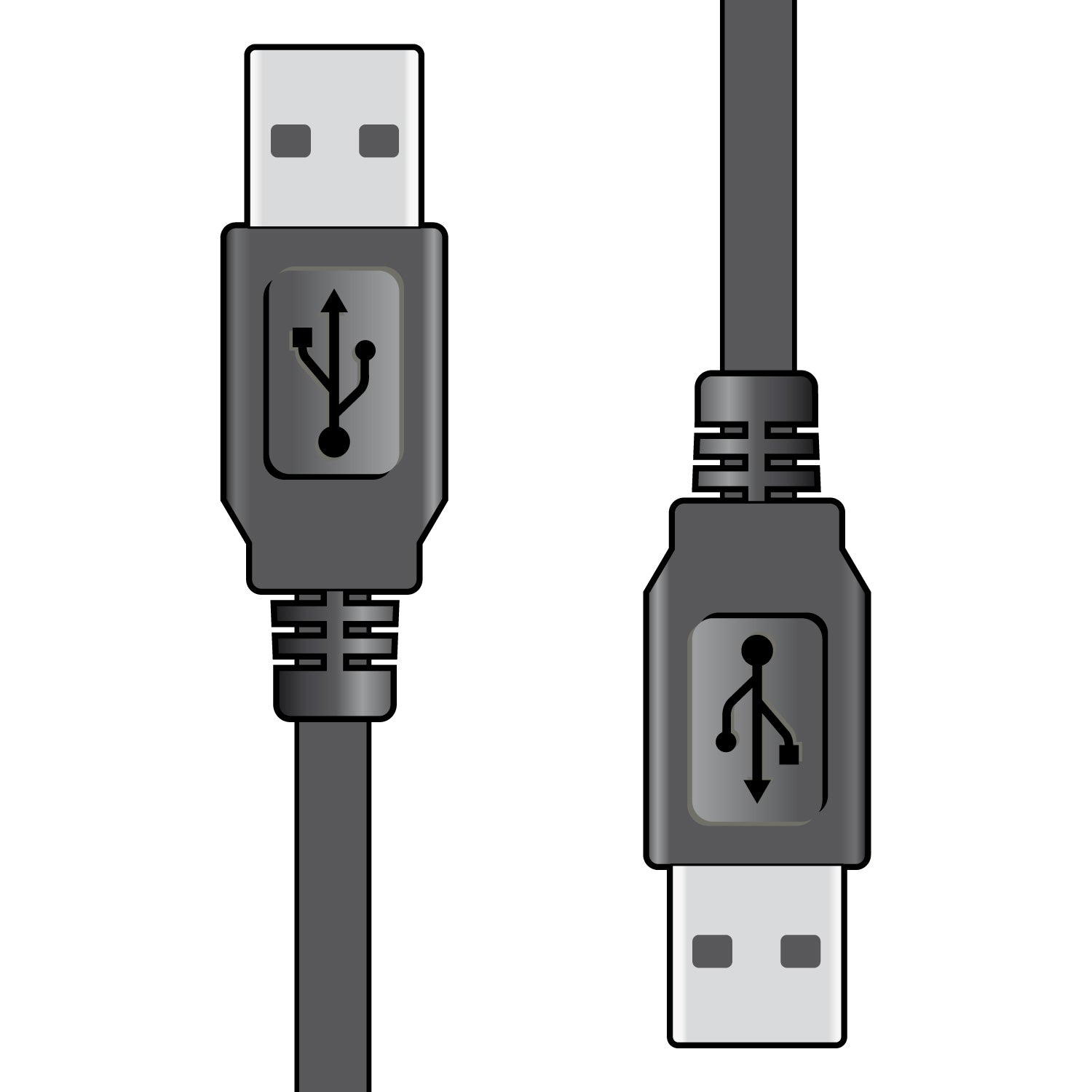 AV:Link USB 2.0 A plug to A plug lead 1.5m