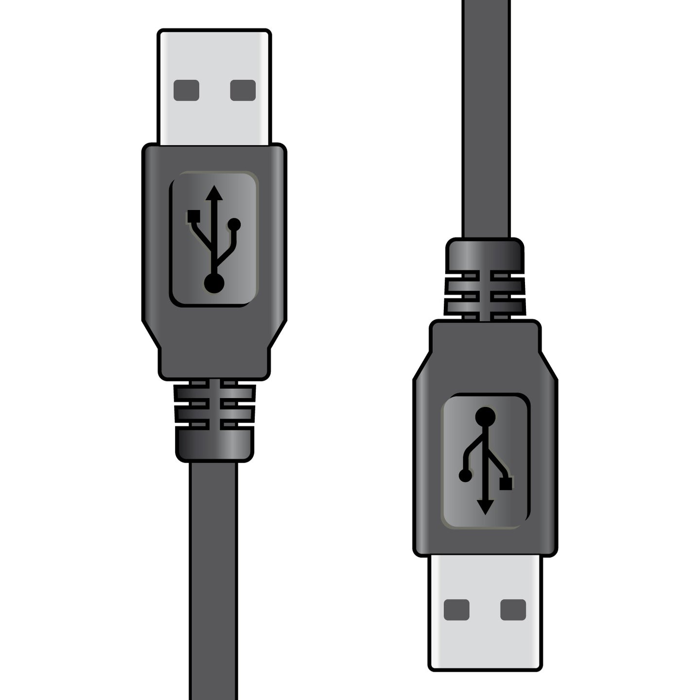 AV:Link USB 2.0 A plug to A plug lead 1.5m