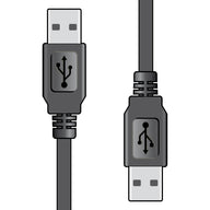 AV:Link USB 2.0 A plug to A plug lead 1.5m