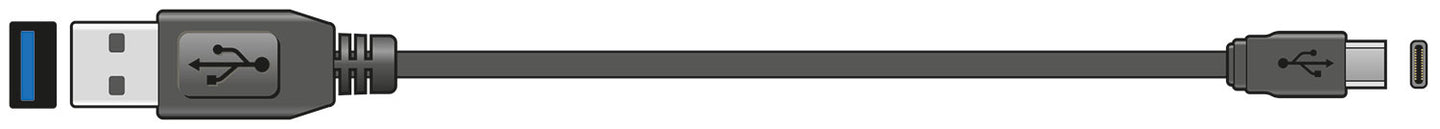AV:Link USB3.0 Type-A to Type-C Sync & Charge Lead 1.5m - view 2