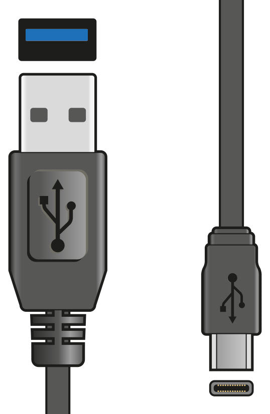 AV:Link USB3.0 Type-A to Type-C Sync & Charge Lead 1.5m