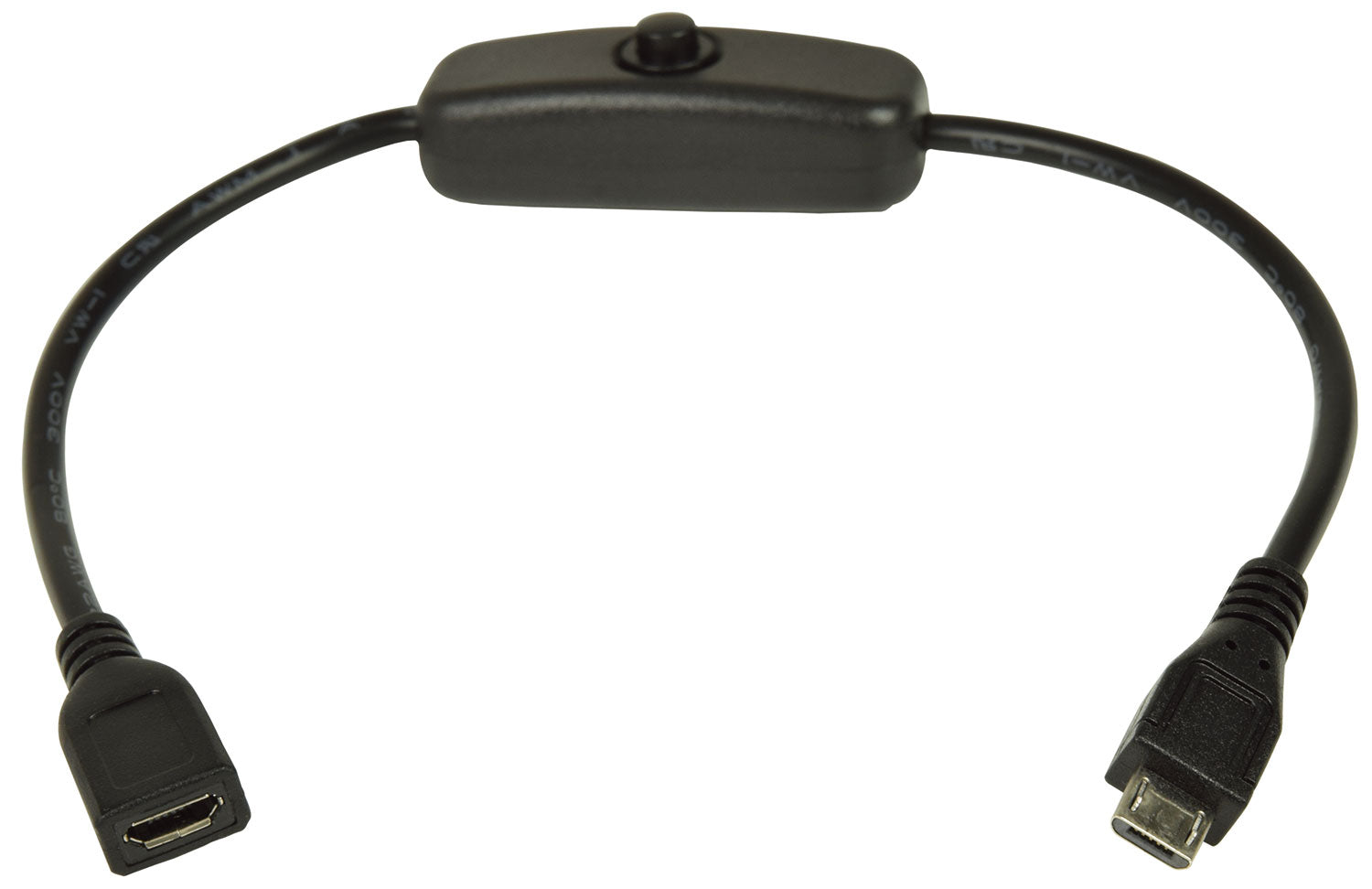 AV:Link Micro USB Extension Cable with On/Off Switch - view 3
