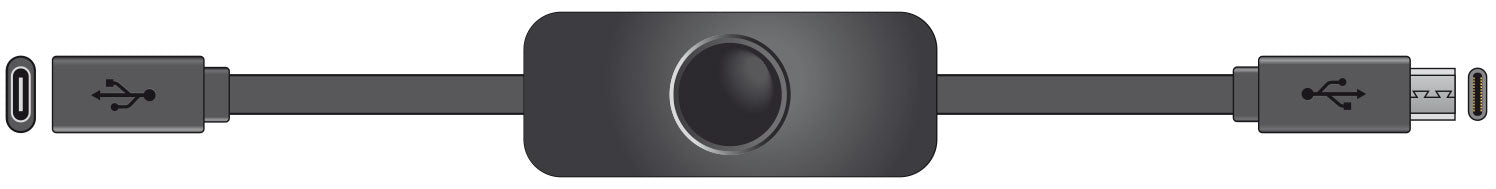 AV:Link USB Type-C Extension Cable with Power Switch