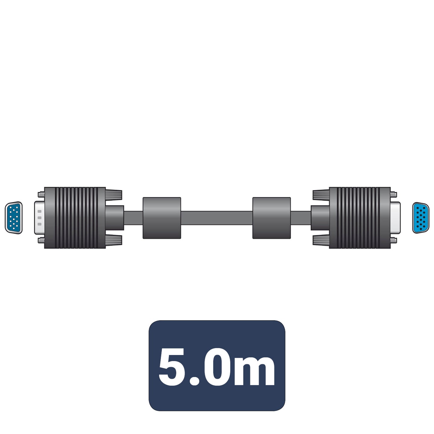 AV:Link VGA plug to plug lead 5.0m - view 3