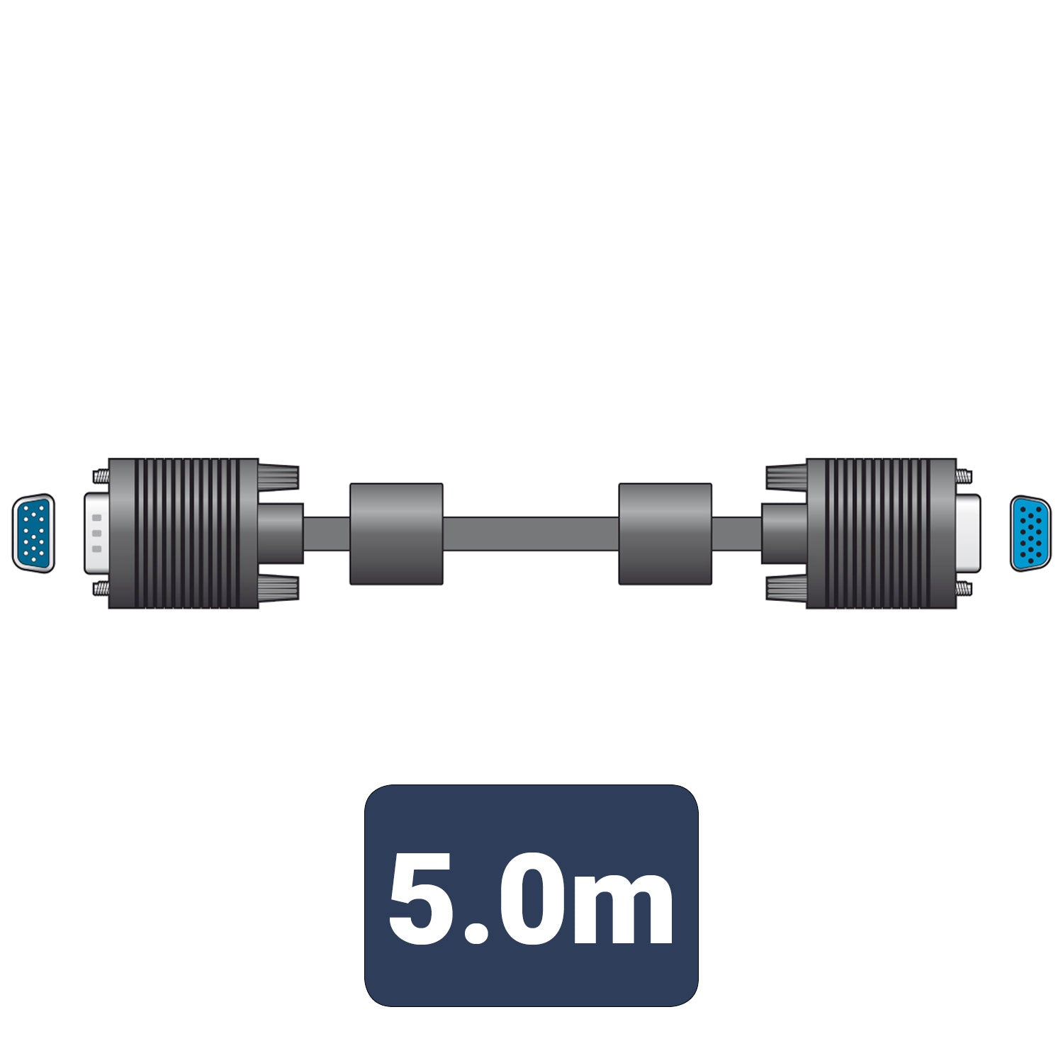 AV:Link VGA plug to plug lead 5.0m - view 3
