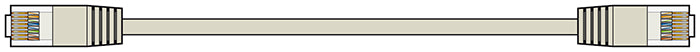 AV:Link Cat5e Patch Lead UTP RJ45 plug to RJ45 plug 1.0m - view 4
