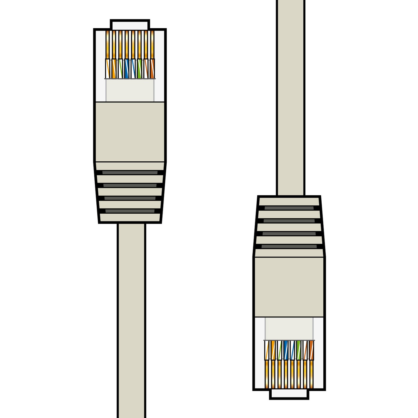 AV:Link Cat5e Patch Lead UTP RJ45 plug to RJ45 plug 5.0m