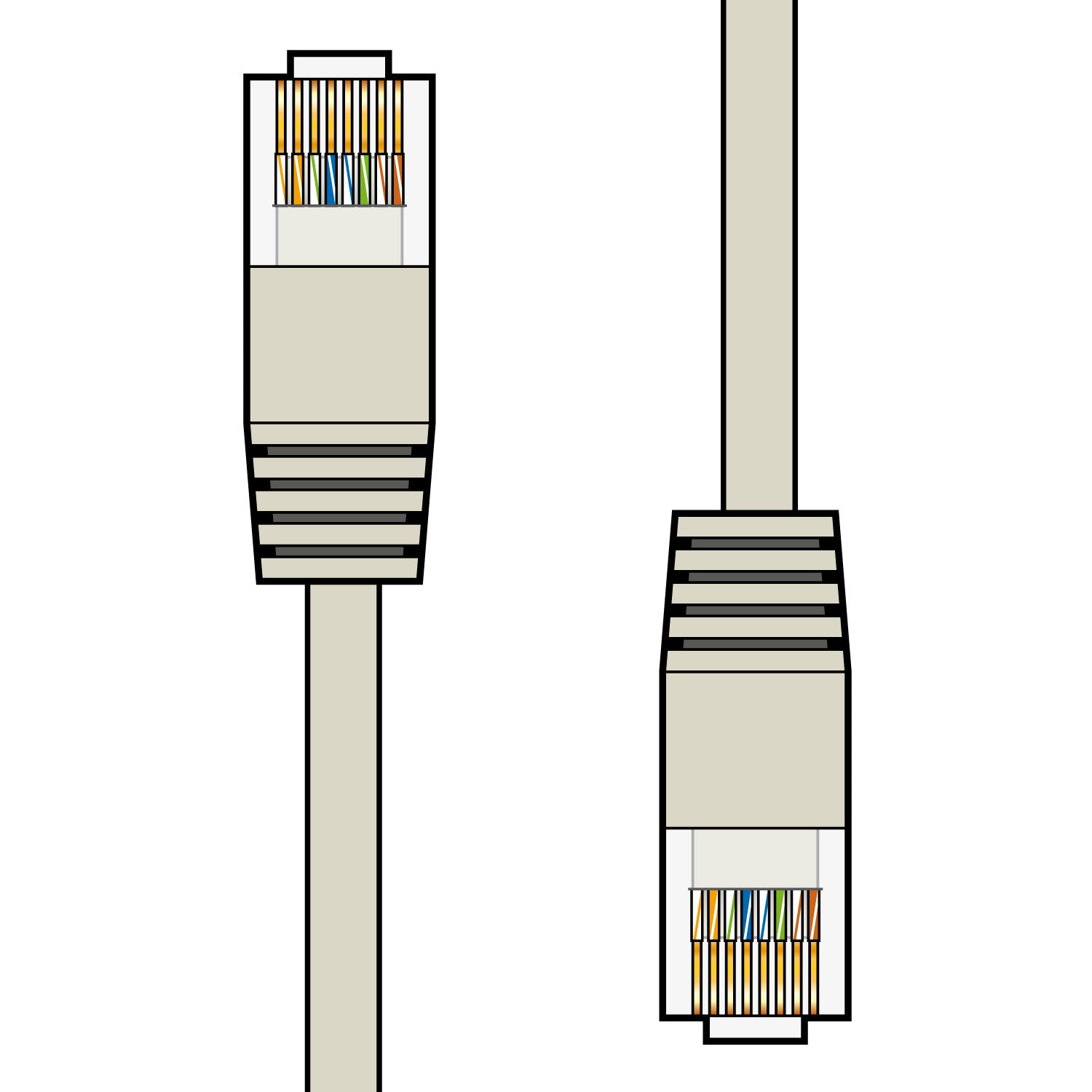 AV:Link Cat5e Patch Lead UTP RJ45 plug to RJ45 plug 5.0m
