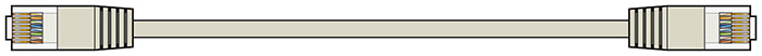 AV:Link Cat5e Patch Lead UTP RJ45 plug to RJ45 plug 20.0m - view 4
