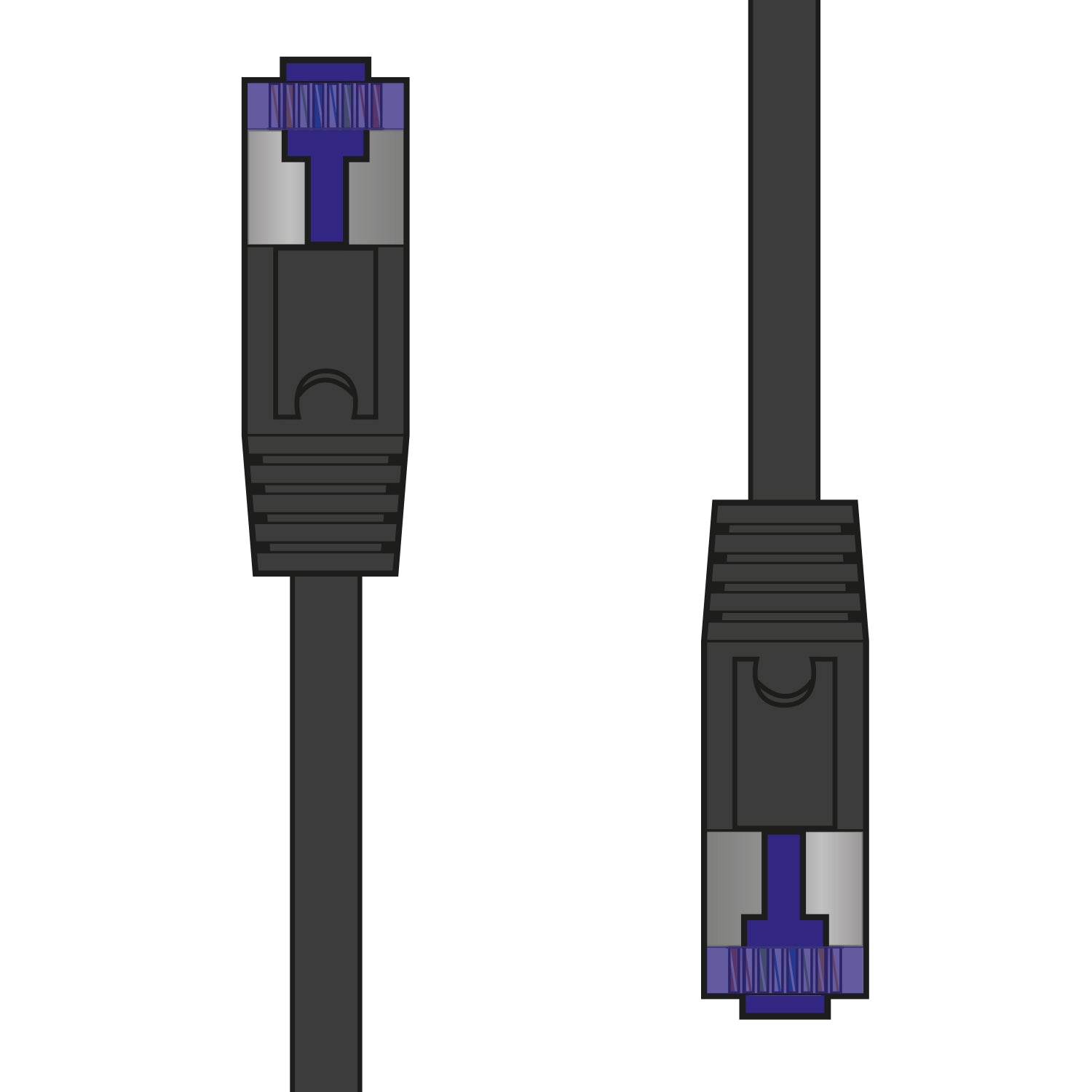 AV:Link Cat7 S/FTP RJ45 Patch Lead 2m