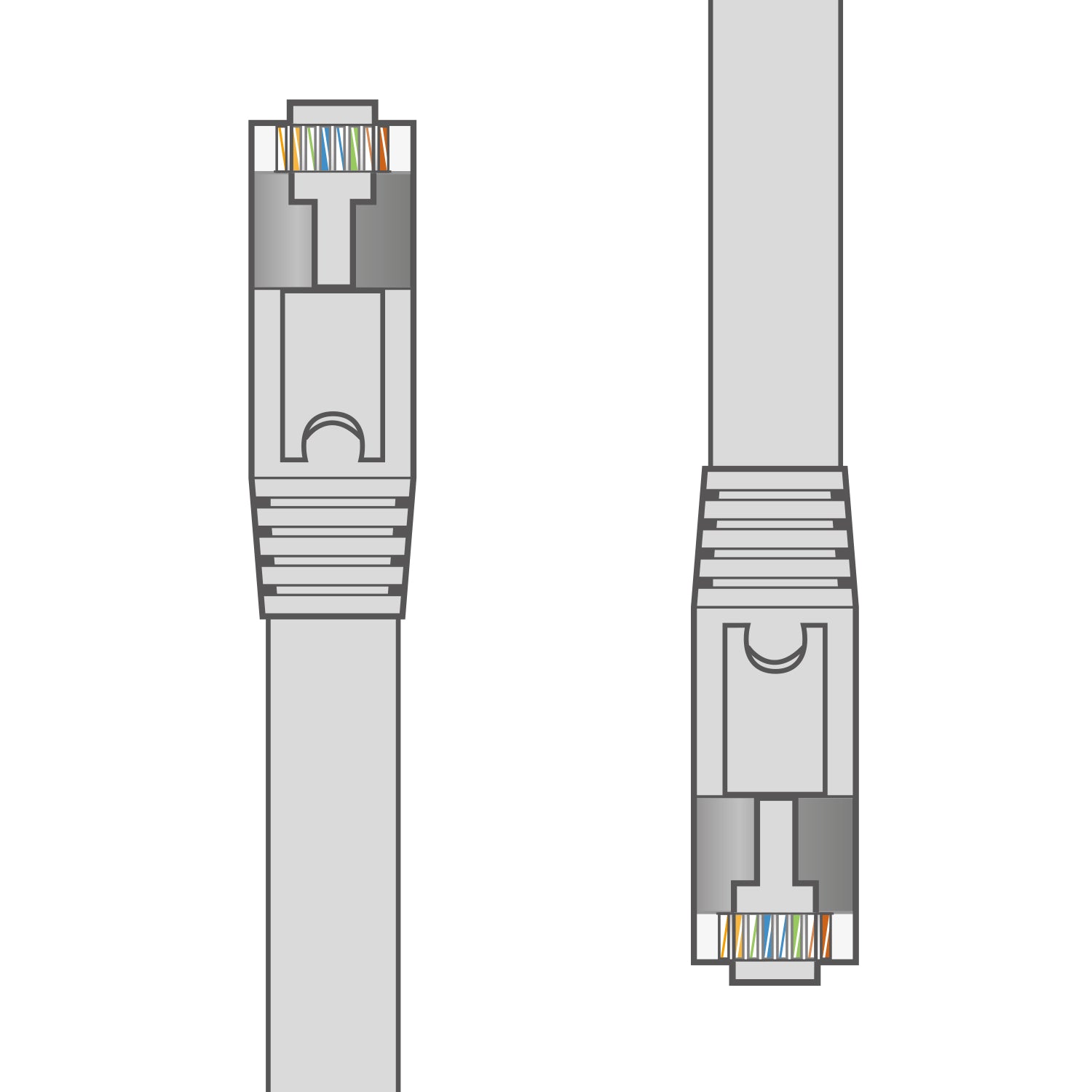 AV:Link Flat Cat6a FTP Patch Lead 5.0m