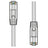 AV:Link 10pcs Slim Cat6a FTP Ethernet 25cm Patch Leads