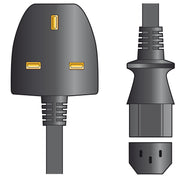 Mercury Power Lead UK Plug - IEC Black 3.0m
