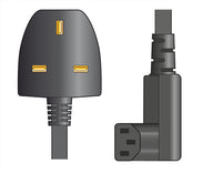 Mercury Power Lead UK Plug - Right Angle IEC 2.0m