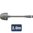 Mercury Mains Power Lead UK Plug - Fig 8 Black 2.0m - view 2