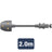 Mercury Mains Power Lead UK Plug - Clover Leaf Black 2.0m - view 3