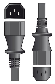 Mercury Mains Extension Lead IEC Plug - IEC Socket 1.0m