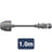 Mercury Mains Power Lead UK Plug - IEC Hot Plug 1.0m - view 2
