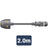 Mercury Mains Power Lead UK Plug - IEC Hot Plug 2.0m - view 3