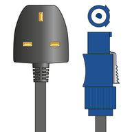 Citronic 3m UK Mains Twist and Lock
