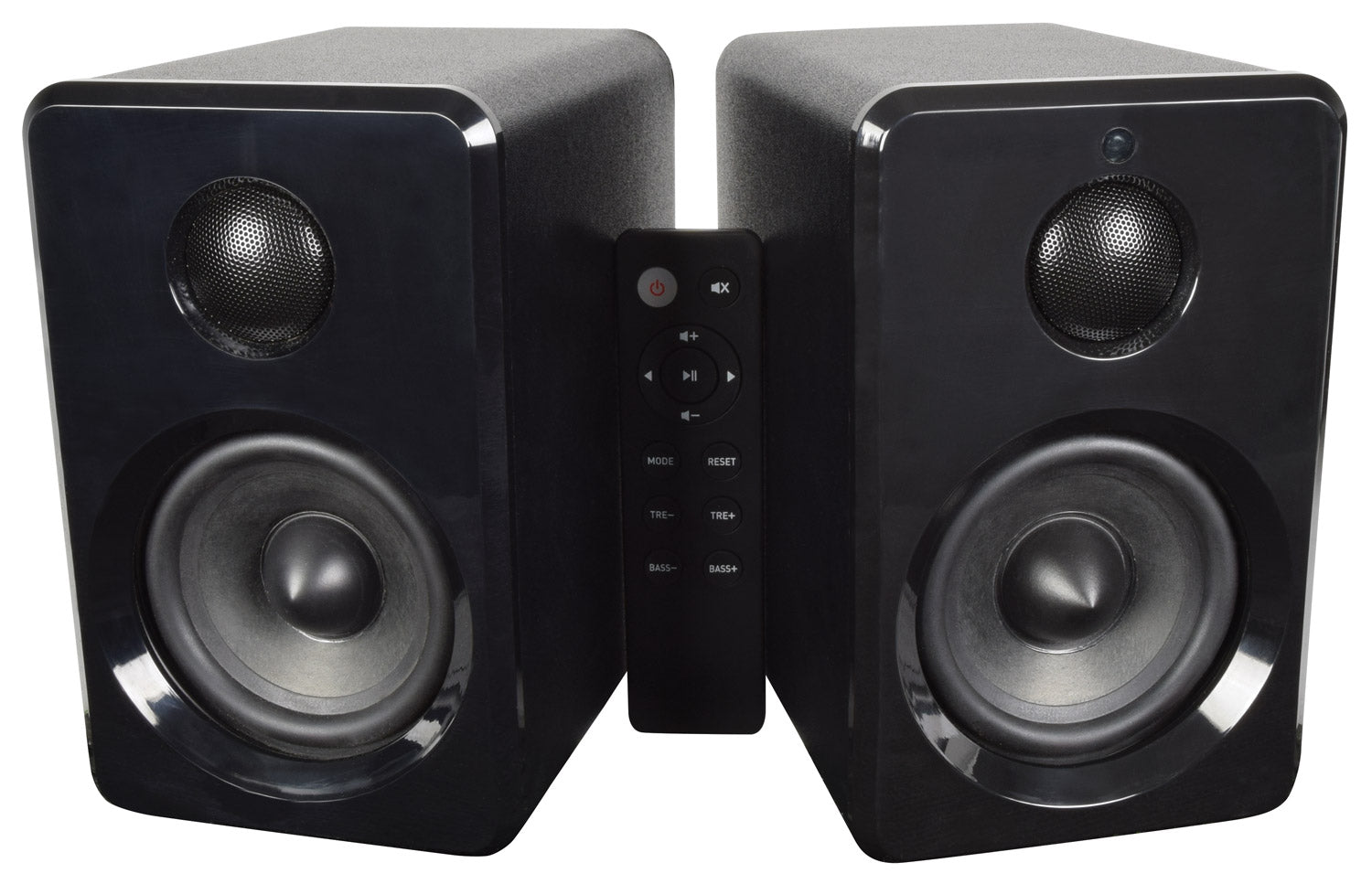 AV:Link Active Bluetooth Bookshelf Speakers Black - view 2