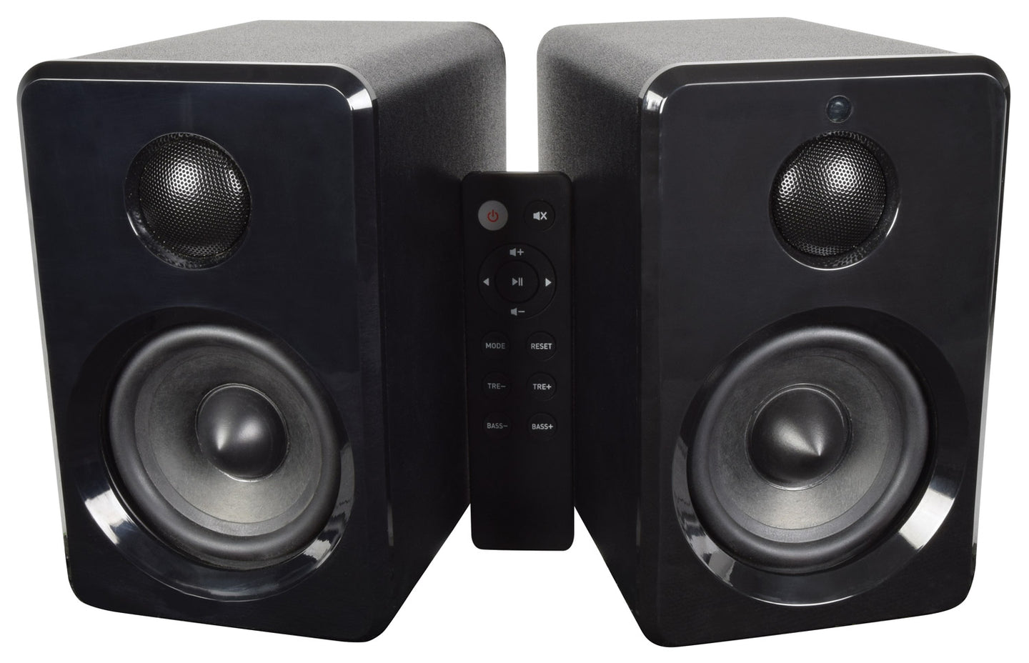 AV:Link Active Bluetooth Bookshelf Speakers Black - view 2