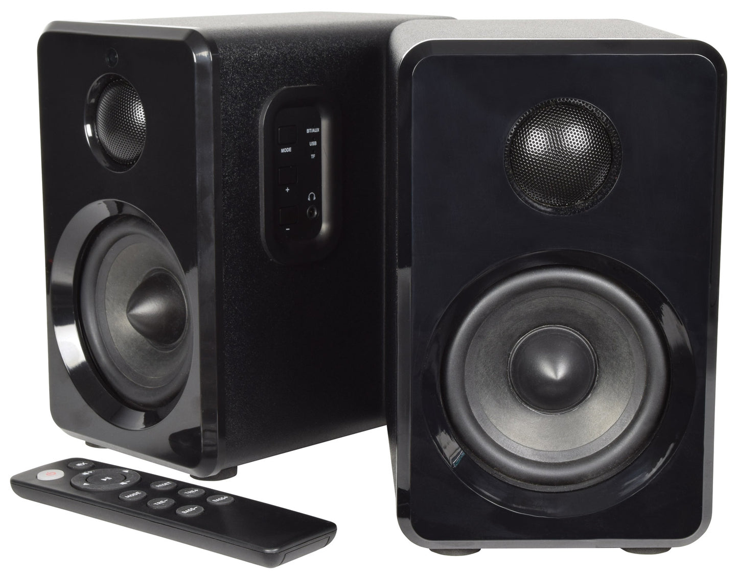 AV:Link Active Bluetooth Bookshelf Speakers Black - view 3