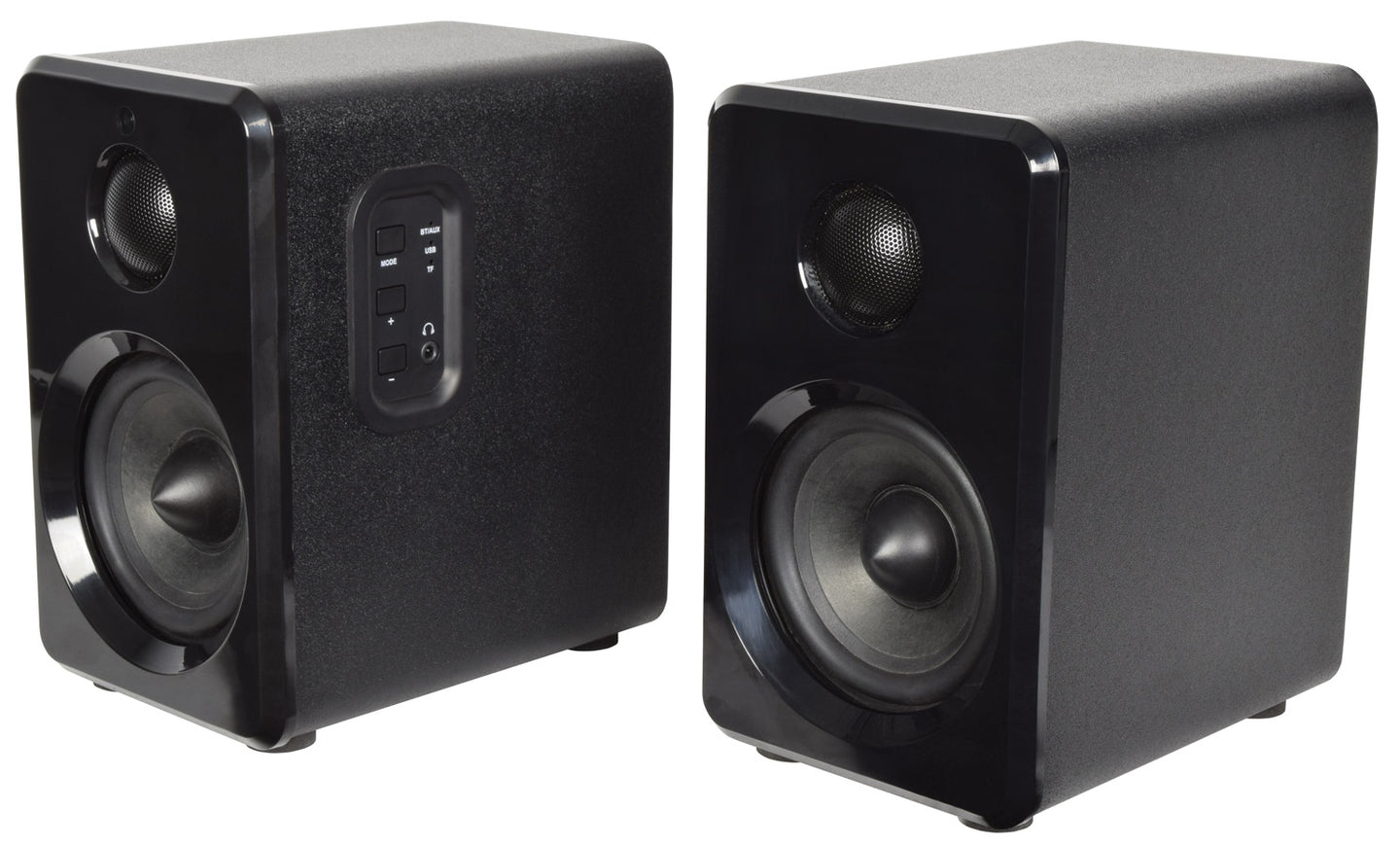 AV:Link Active Bluetooth Bookshelf Speakers Black
