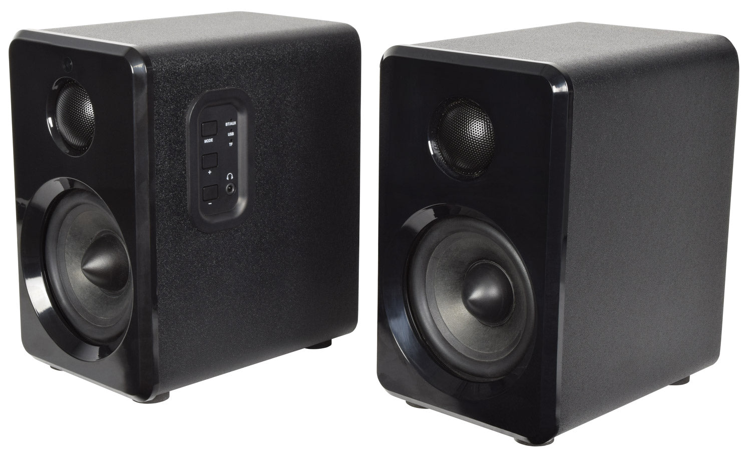 AV:Link Active Bluetooth Bookshelf Speakers Black