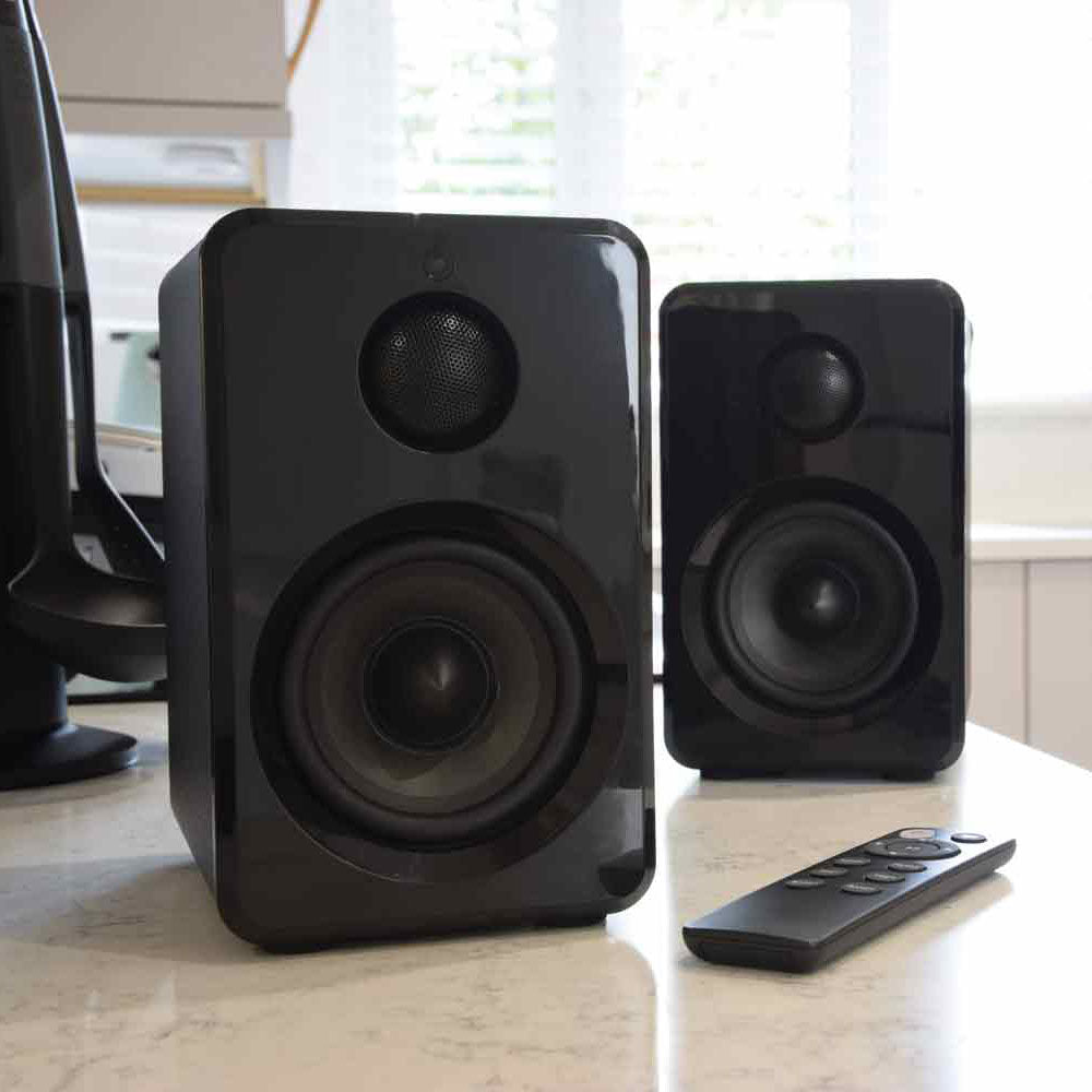 AV:Link Active Bluetooth Bookshelf Speakers Black - view 7